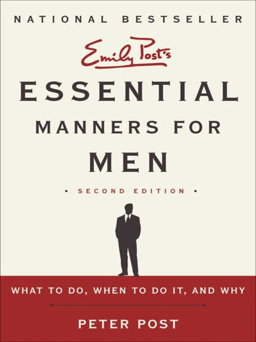 Title details for Essential Manners for Men by Peter Post - Wait list